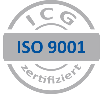 ICG Zertifizierung nach DIN EN ISO 9001